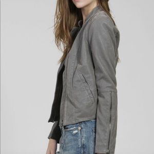 Free People Vegan Jacket Gray